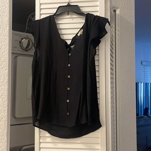 Black blouse size small